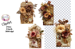 Tags, Label, Ephemera, PNG, Junk Journal, clipart Product Image 1