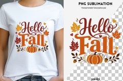 Autumn phrase png design for T-shirts Product Image 1