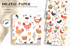 Farm Animal Background Cute Kids Room Pattern Wallpaper_1 Product Image 1