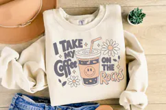 I take my Coffee on the rocks Svg | Svg Cut File | Shirt Svg Product Image 2