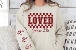 Loved John 3:16 SVG, Sublimation, Bible verse SVG Product Image 2