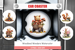 Woodland Wonders Car Coaster Product Image 1