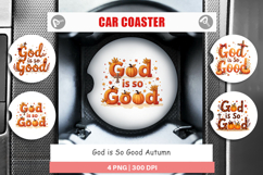 Autumn God Good Car Coaster Product Image 1