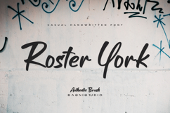 Roster York Casual Handwritten Font Product Image 1