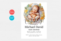 Baby Shower Invitation Template 167 Product Image 1