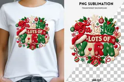 Christmas crochet png design for T-shirts Product Image 1