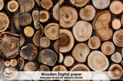 Wooden digital paper, background clipart Product Image 1