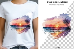 Sunset png design for T-shirts Product Image 1