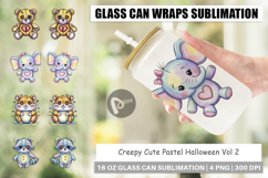 Glass Can Creepy Cute Pastel Halloween Product Image 1