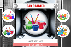 Car Coaster Egg Dye Kit Product Image 1