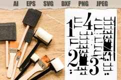 Stencil Numbers SVG Product Image 2