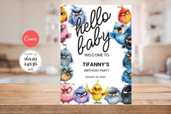 Baby Shower Welcome Sign Template 126 Product Image 2