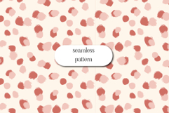 Hand-Painted Blush Dot Seamless Pattern in Soft Pink Tones Product Image 1