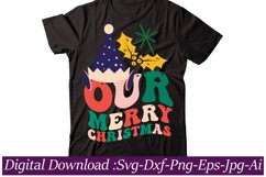 Our Merry Christmas t-shirt design Product Image 1