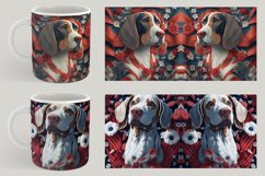 4th Of July | 3D Dog American Patriotic Mug Wrap Product Image 6