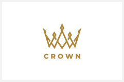 Crown Logo Design Vector Illustration Product Image 1