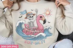 Stay salty PNG, Hello Summer Sublimation PNG Product Image 1