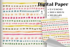 Polka dots Background Wallpaper Digital Paper Gift Wrap_106 Product Image 1