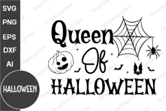 Queen Of Halloween SVG| Halloween SVG Product Image 1