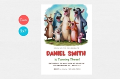 Baby Shower Invitation Template 109 Product Image 1