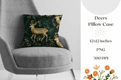 Deers Pillow Case Design, Nature Pillowcase Sublimation Product Image 1