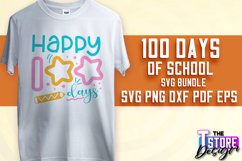 100 days of school SVG Design|Quotes SVG Design | School SVG Product Image 1