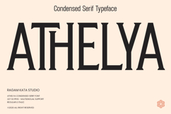Athelya - Condensed Serif Font Product Image 1