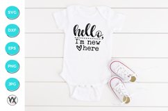 Hello, I'm New Here SVG Product Image 1