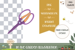 Hand Drawn Garden Tools Illustration, Cartoon Garden Tools Product Image 1