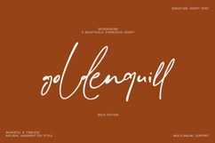 Glenquil Signature Script Font Product Image 1
