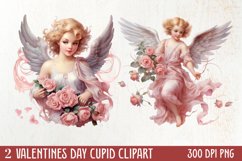 Valentines Day Cupid Sublimation Bundle, Cupid Watercolor Product Image 1