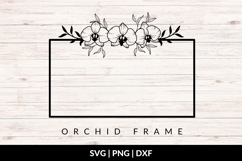 Orchid Rectangle Frame SVG Product Image 1