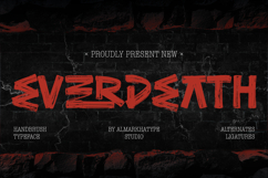 Everdeath - Handbrush Typeface Product Image 1