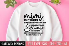 Mother&#039;s Day Svg Design, Mimi svg design Product Image 1