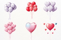 Watercolor Valentines, Valentines Day Clipart, Valentines Product Image 2