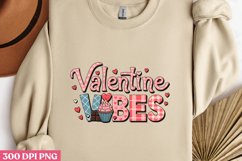 Valentine vibes PNG, Cozy Valentine Sublimation P Product Image 2