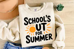 School's out for summer svg | Summer Svg | Shirt Svg Product Image 2