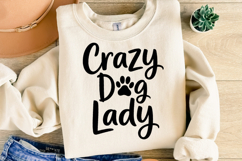 Crazy Dog Lady svg | Svg Cut Files | Shirt Svg Product Image 2