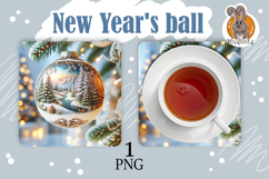 Christmas tree ball, stand for hot food Product Image 1