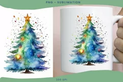 Pastel Candy Christmas Tree PNG | Merry Christmas PNG Product Image 1