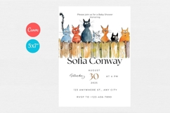 Baby Shower Invitation Template 194 Product Image 1