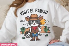 Visit El Pawso PNG, Funny Cat Sublimation PNG Product Image 2