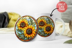 Sunflower Sublimation Bundle | Stained Glass Sublimation Product Image 2