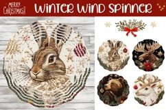 Knitted Wind Spinner Designs, Christmas Wind Spinner PNG Product Image 1