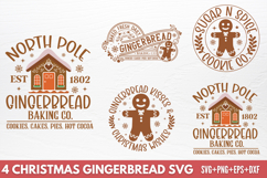 Christmas Gingerbread SVG Product Image 1