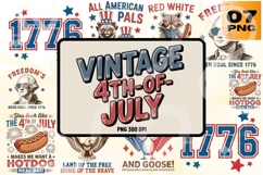 Vintage 4th of July PNG Bundle Product Image 2