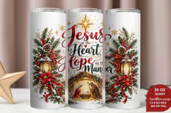 Light of the World 20oz Tumbler Wrap, Christian Christmas Na Product Image 2