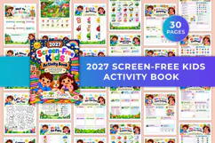 2027 Screen Kids Activity Book Kdp interiors Product Image 1