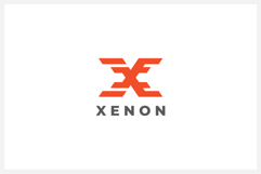 Xenon Letter X Logo Design Vector Product Image 1