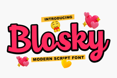 Blosky Script Product Image 1